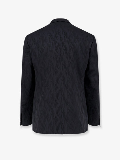 Single-breasted blazer with embroidery thumbnail