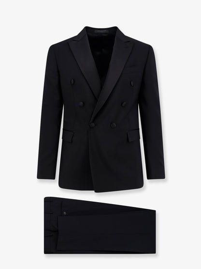 Double-breasted virgin wool and mohair tuxedo thumbnail