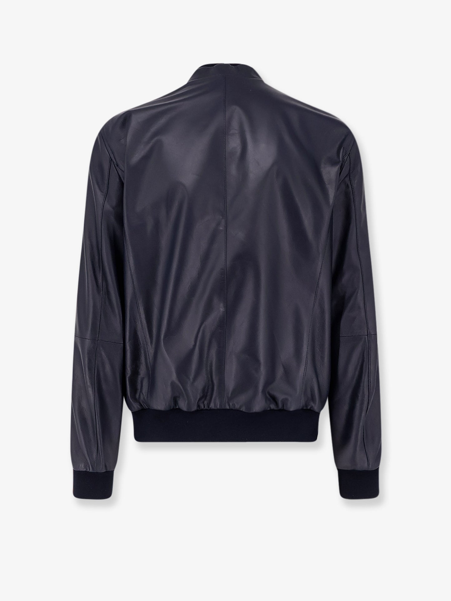 Reversible leather jacket