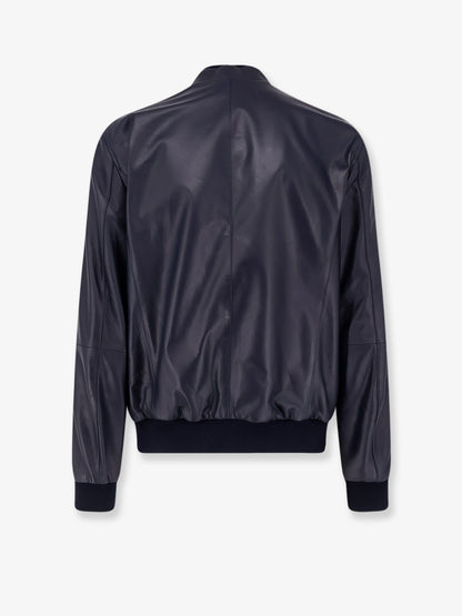 Reversible leather jacket thumbnail