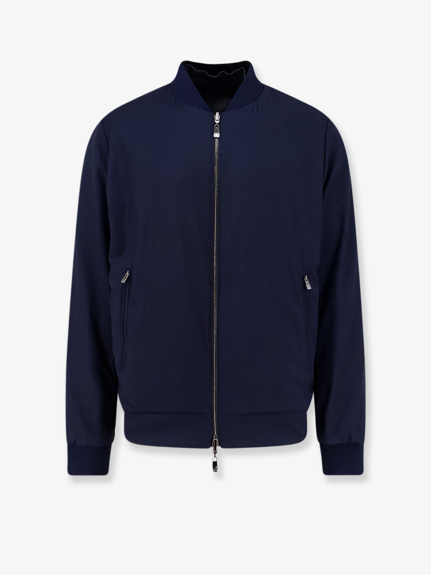 Reversible leather jacket