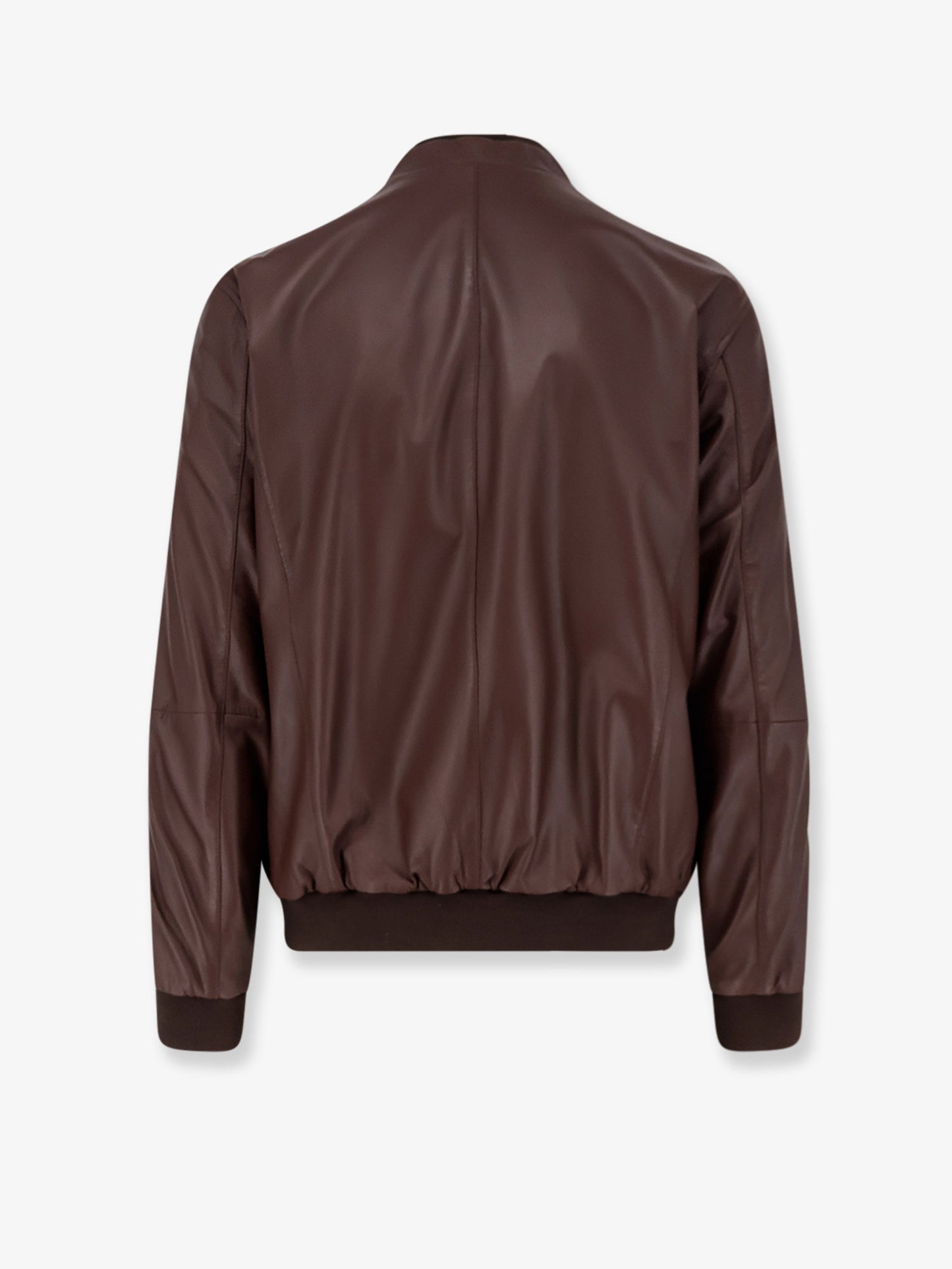 Reversible leather jacket