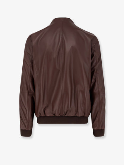 Reversible leather jacket thumbnail