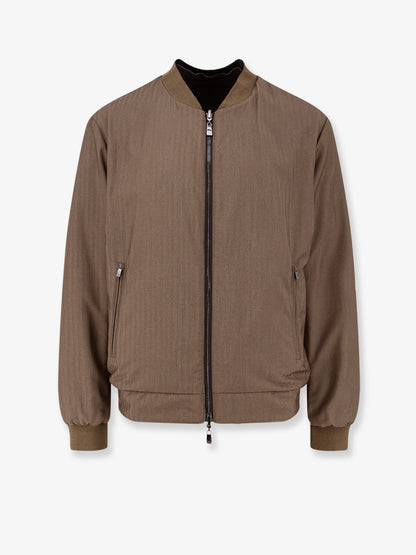 Reversible leather jacket thumbnail