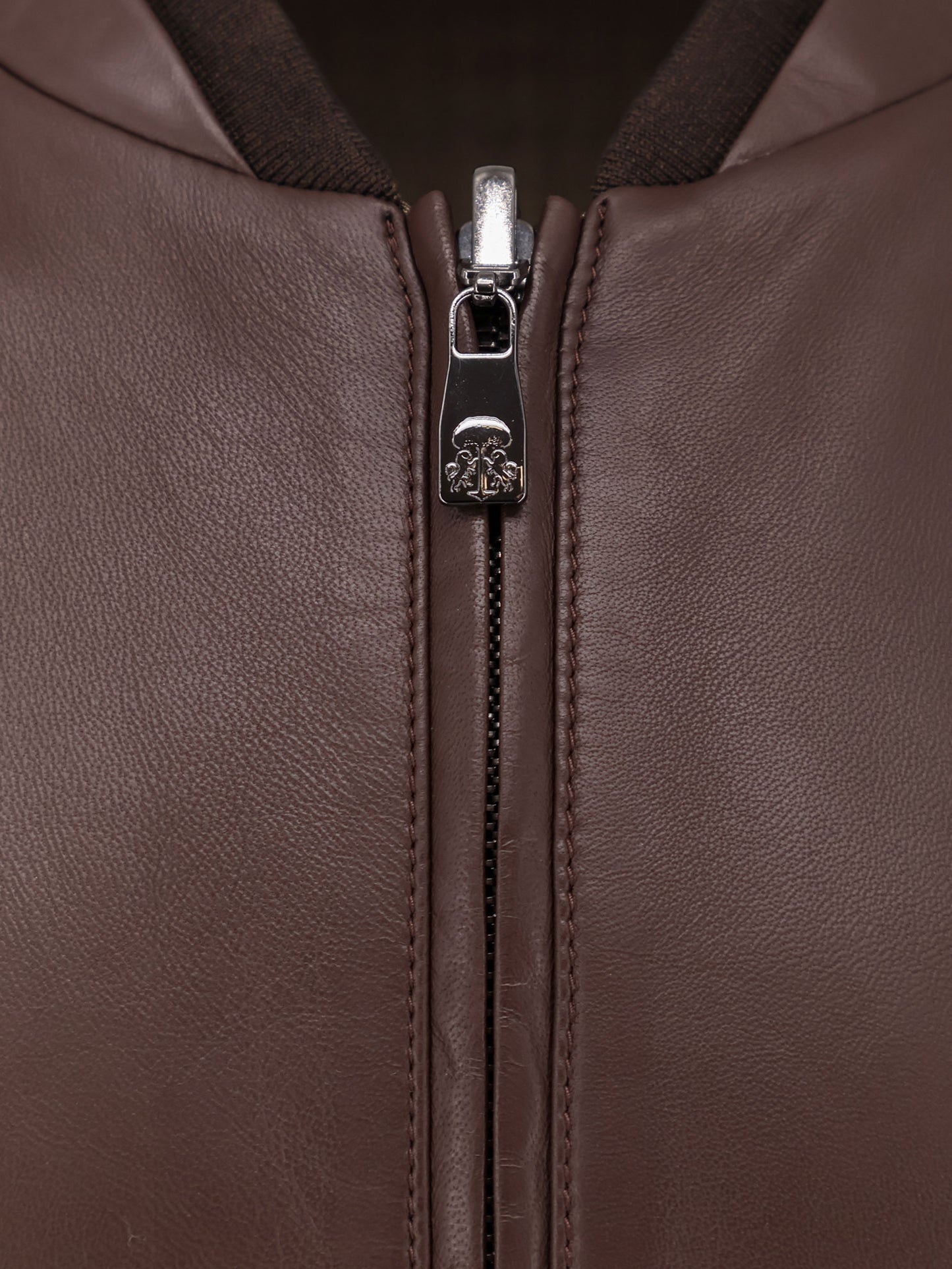 Reversible leather jacket