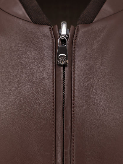 Reversible leather jacket thumbnail