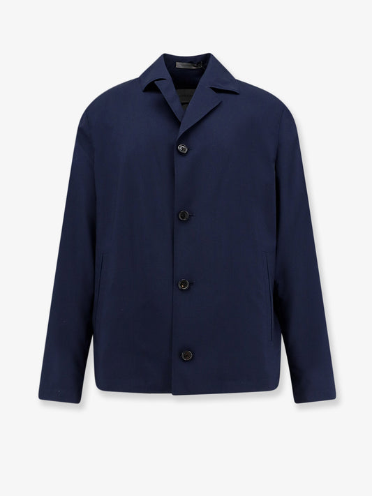 Edge virgin wool and silk jacket