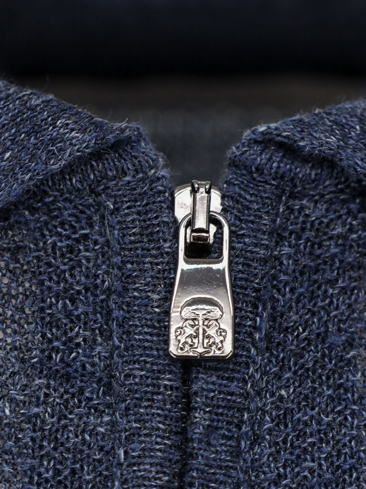 Linen and silk blend polo shirt