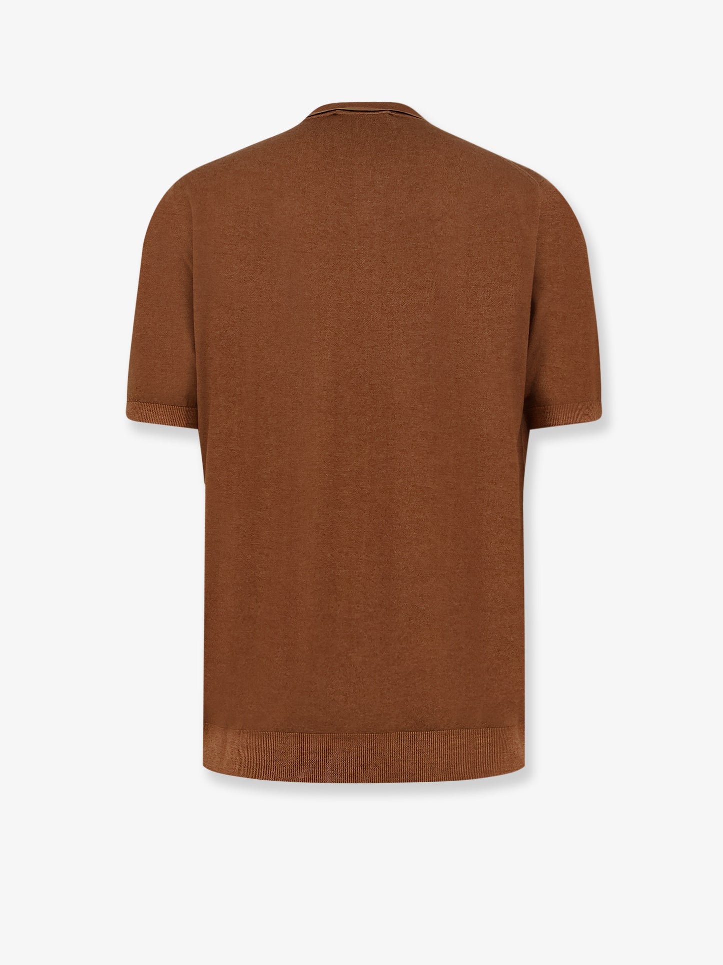 Virgin wool polo shirt
