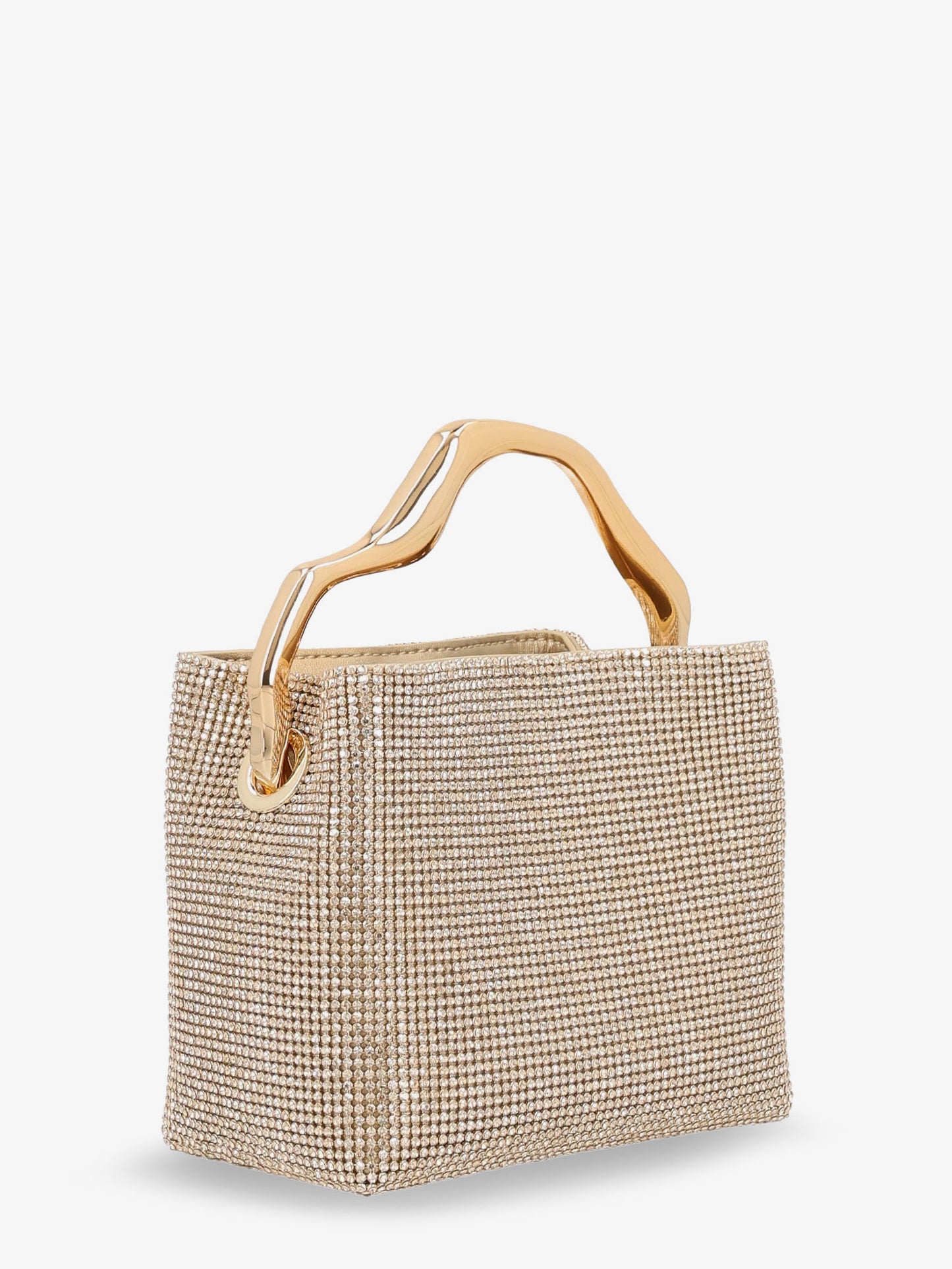Solene Mini handbag with all-over crystals