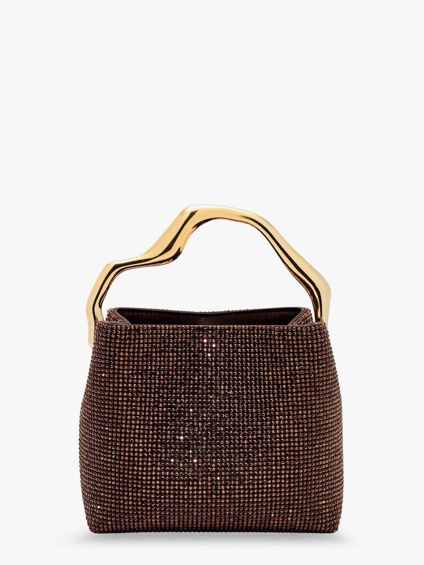 Solene Mini handbag with all-over crystals