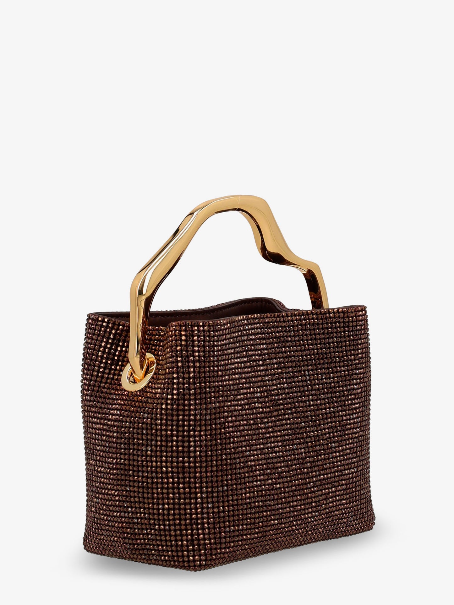 Solene Mini handbag with all-over crystals