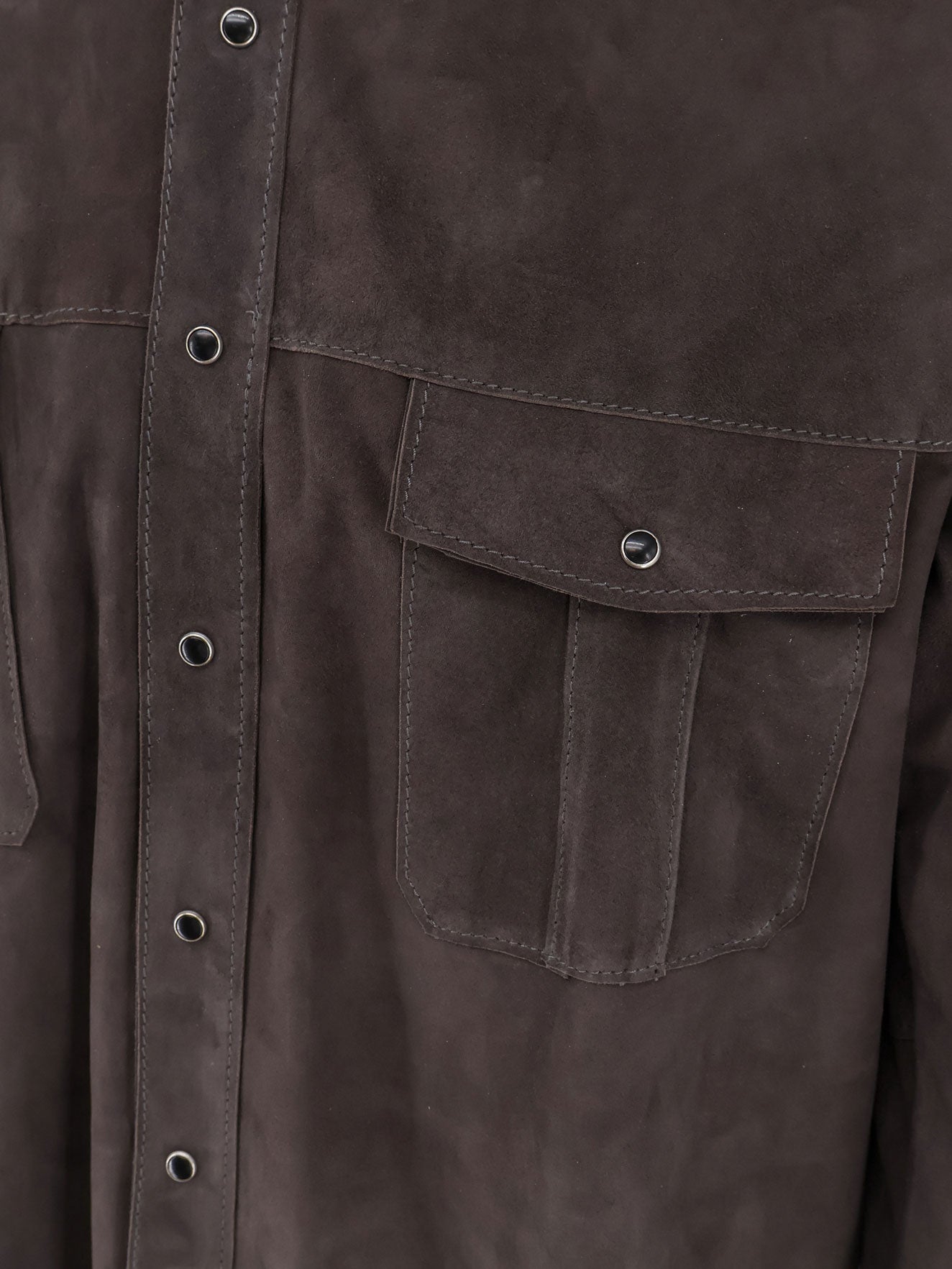Suede shirt