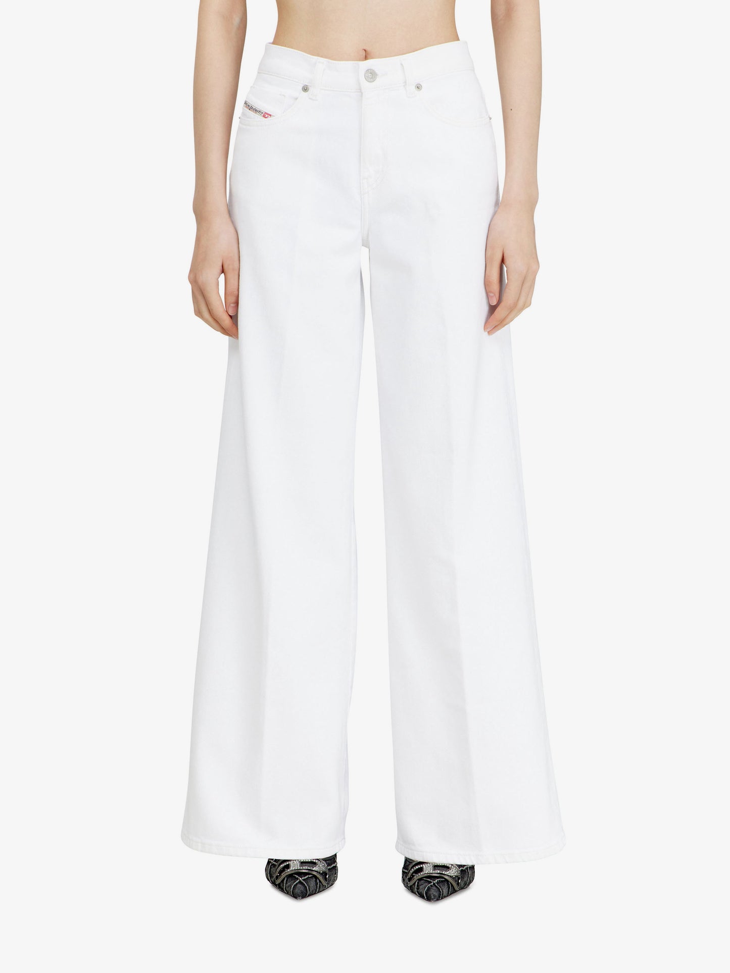 Cotton blend trousers