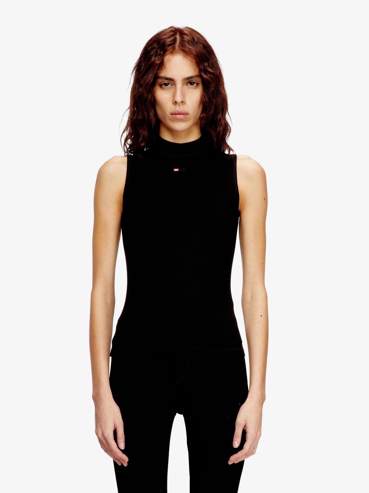 T-MOKKY-SL-MICRODIV tank top in stretch viscose