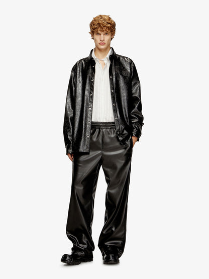 S-Simply-Qmbu faux-leather shirt thumbnail