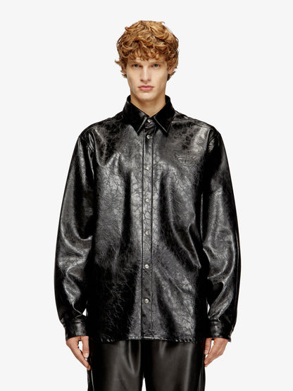 S-Simply-Qmbu faux-leather shirt thumbnail