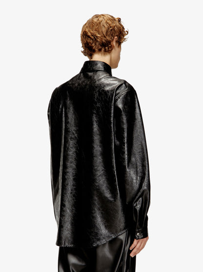 S-Simply-Qmbu faux-leather shirt thumbnail