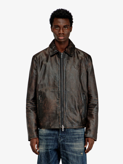 L-Amar-Wrd leather jacket thumbnail