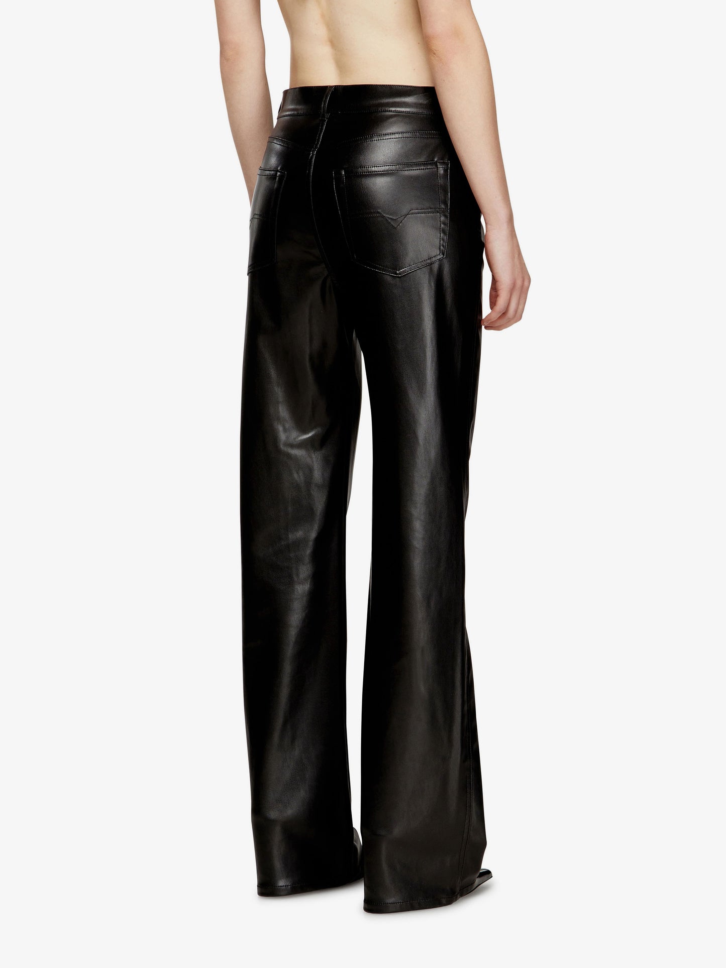 P-Lain faux-leather trousers