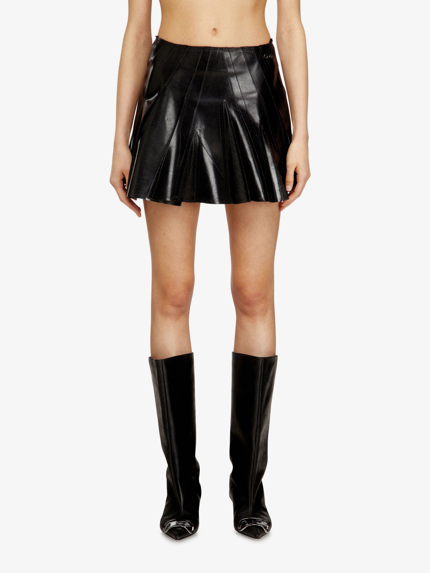 O-Zirc--S1 virgin wool blend skirt