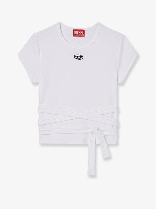 T-BUNNY-TAIL- S1 cotton T-shirt with tie bands