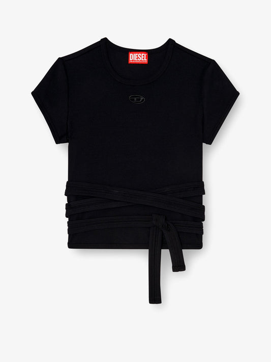 T-BUNNY-TAIL-S1 cotton T-shirt with tie bands