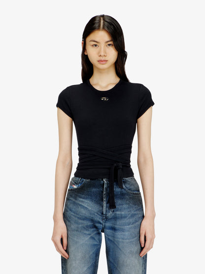 T-BUNNY-TAIL-S1 cotton T-shirt with tie bands thumbnail