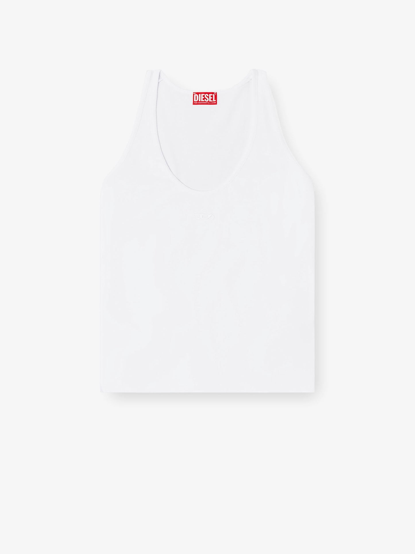 Ribbed cotton tank top