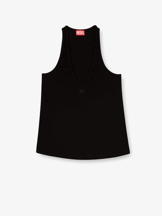 Ribbed cotton tank top