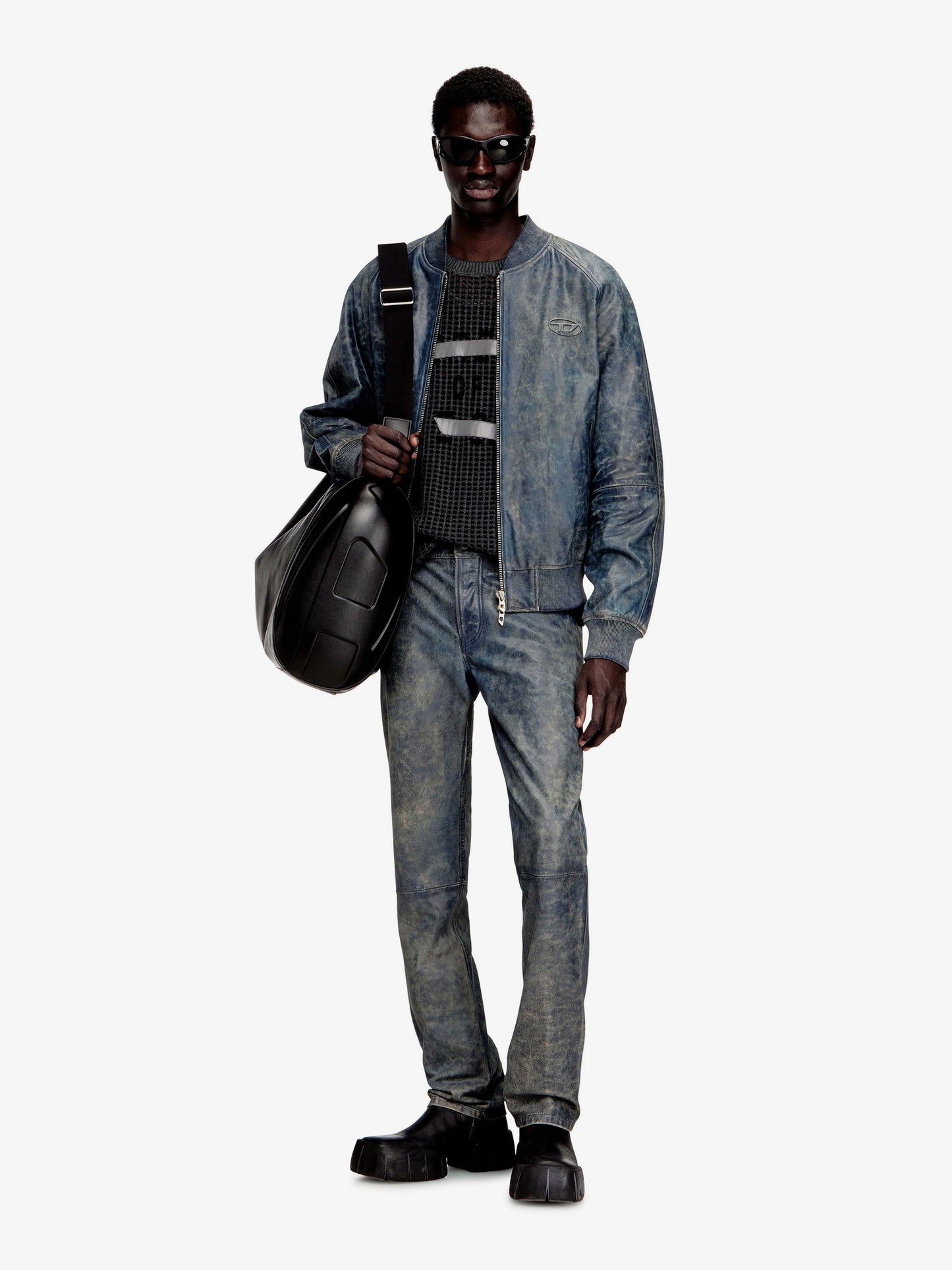 P-Vyll-Qmbw leather trousers