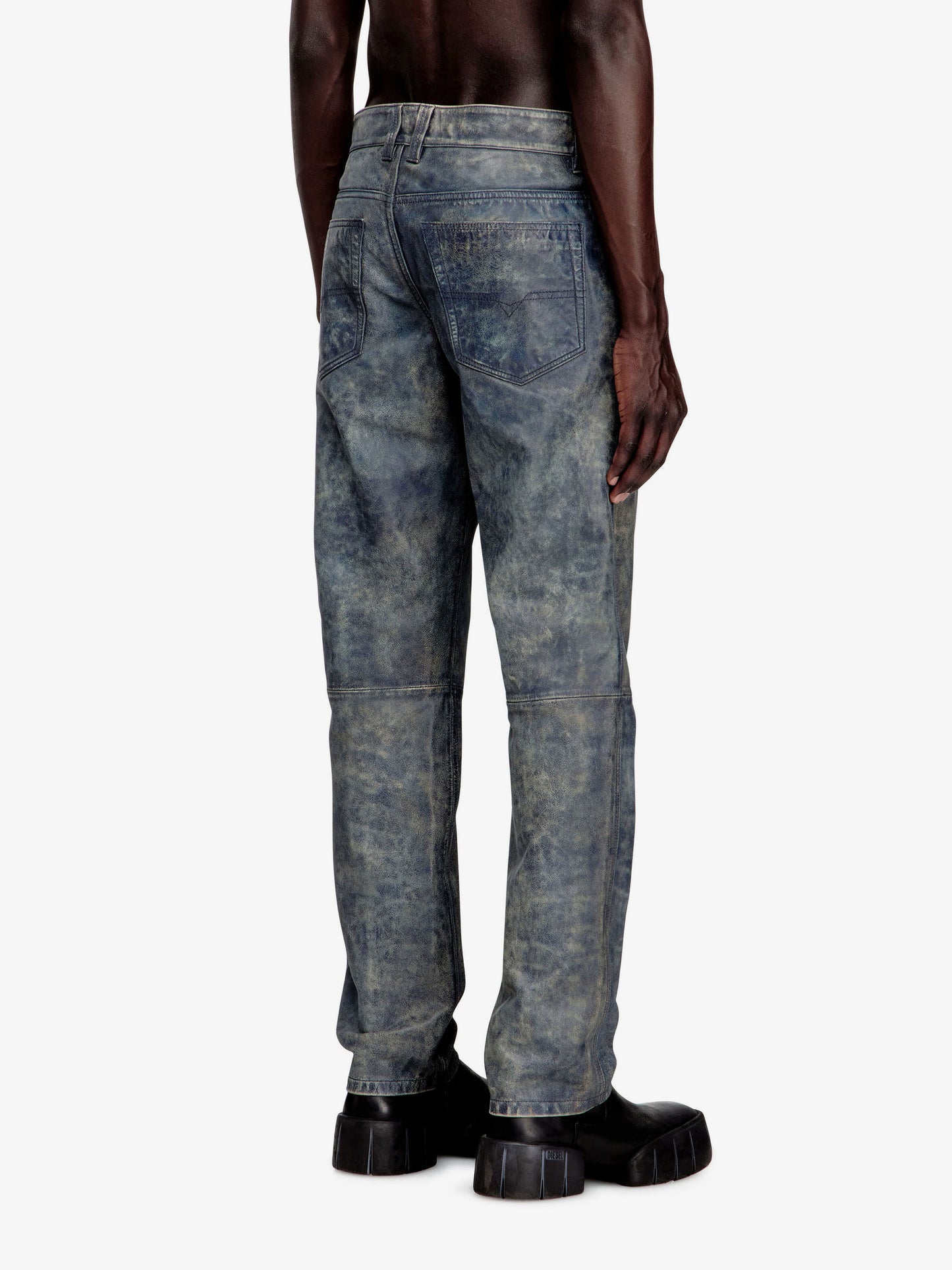 P-Vyll-Qmbw leather trousers