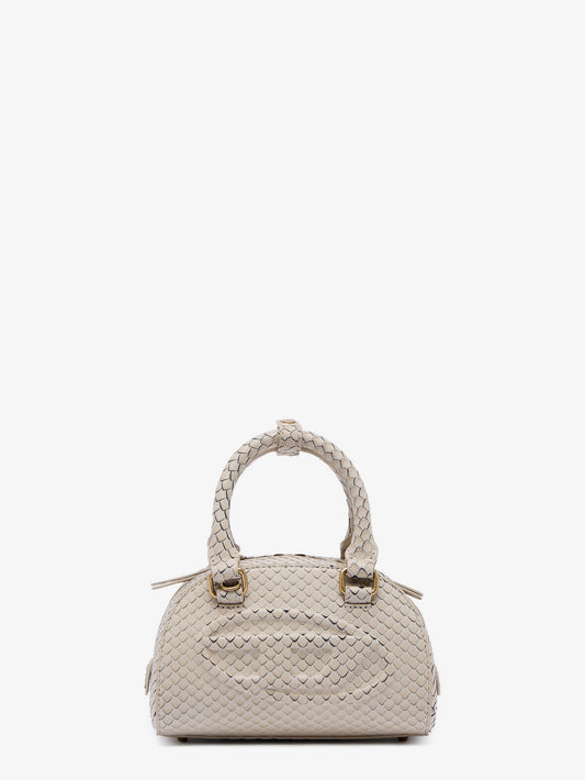 1DR Dome python leather crossbody bag