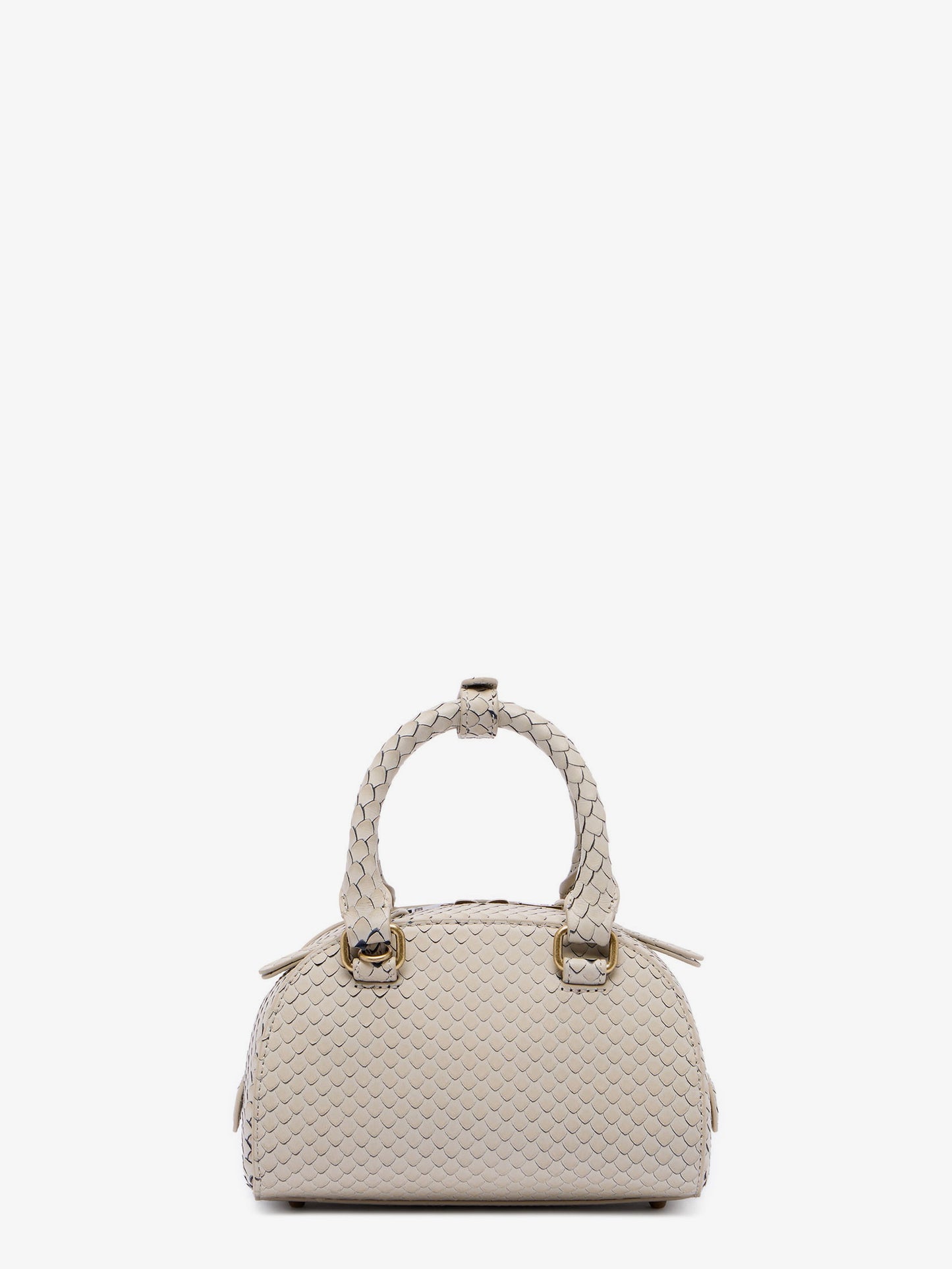 1DR Dome python leather crossbody bag