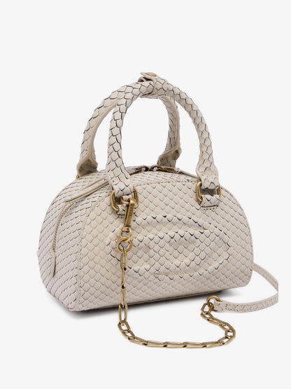 1DR Dome python leather crossbody bag thumbnail
