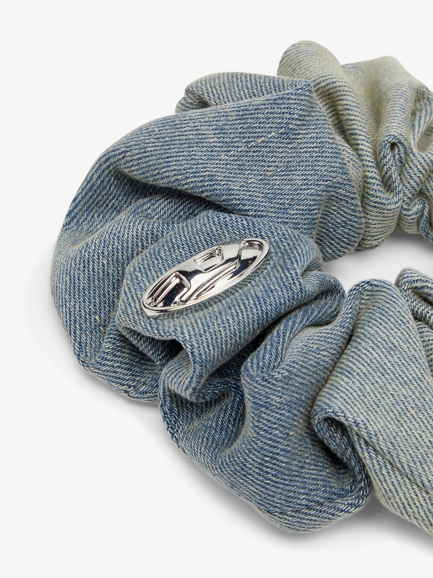 Denim Bangle Scrunchie Hair Tie