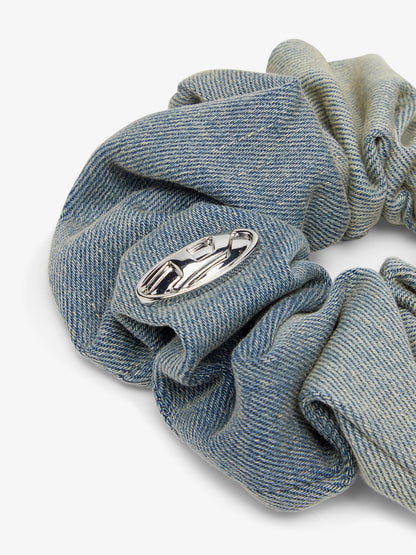 Denim Bangle Scrunchie Hair Tie thumbnail