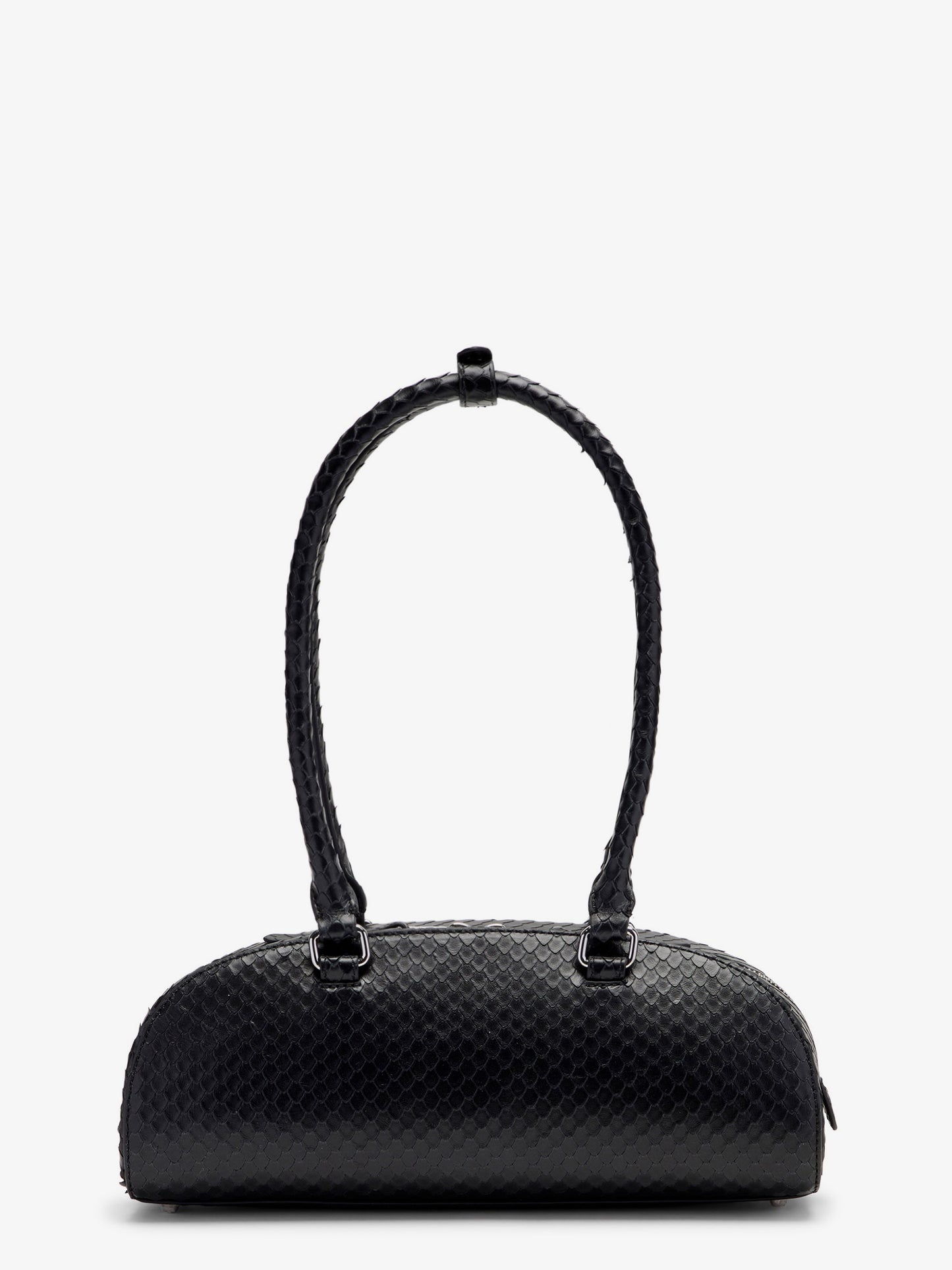 Borsa a spalla 1DR in pelle effetto pitonato