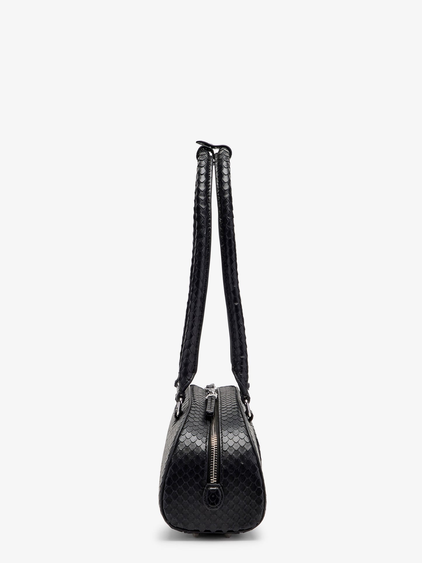Borsa a spalla 1DR in pelle effetto pitonato