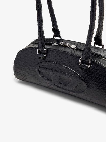 Borsa a spalla 1DR in pelle effetto pitonato thumbnail