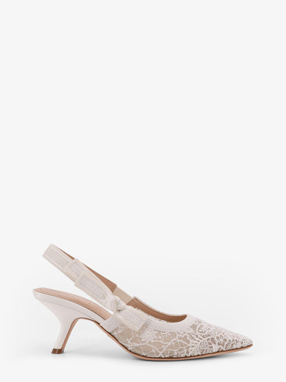 J'adior lace pumps with side bow detail thumbnail