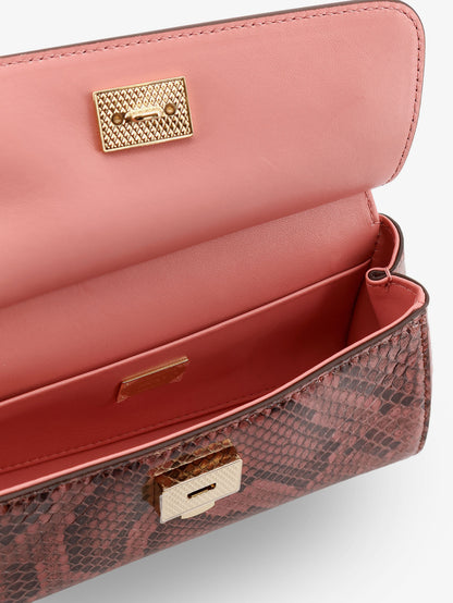 Sicily shiny python mini handbag thumbnail