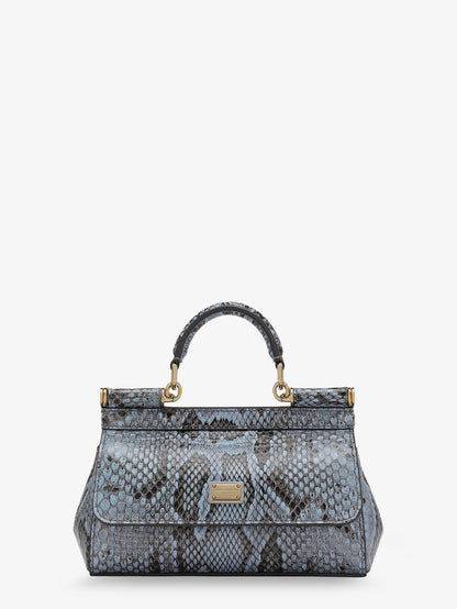 Sicily shiny python mini handbag thumbnail