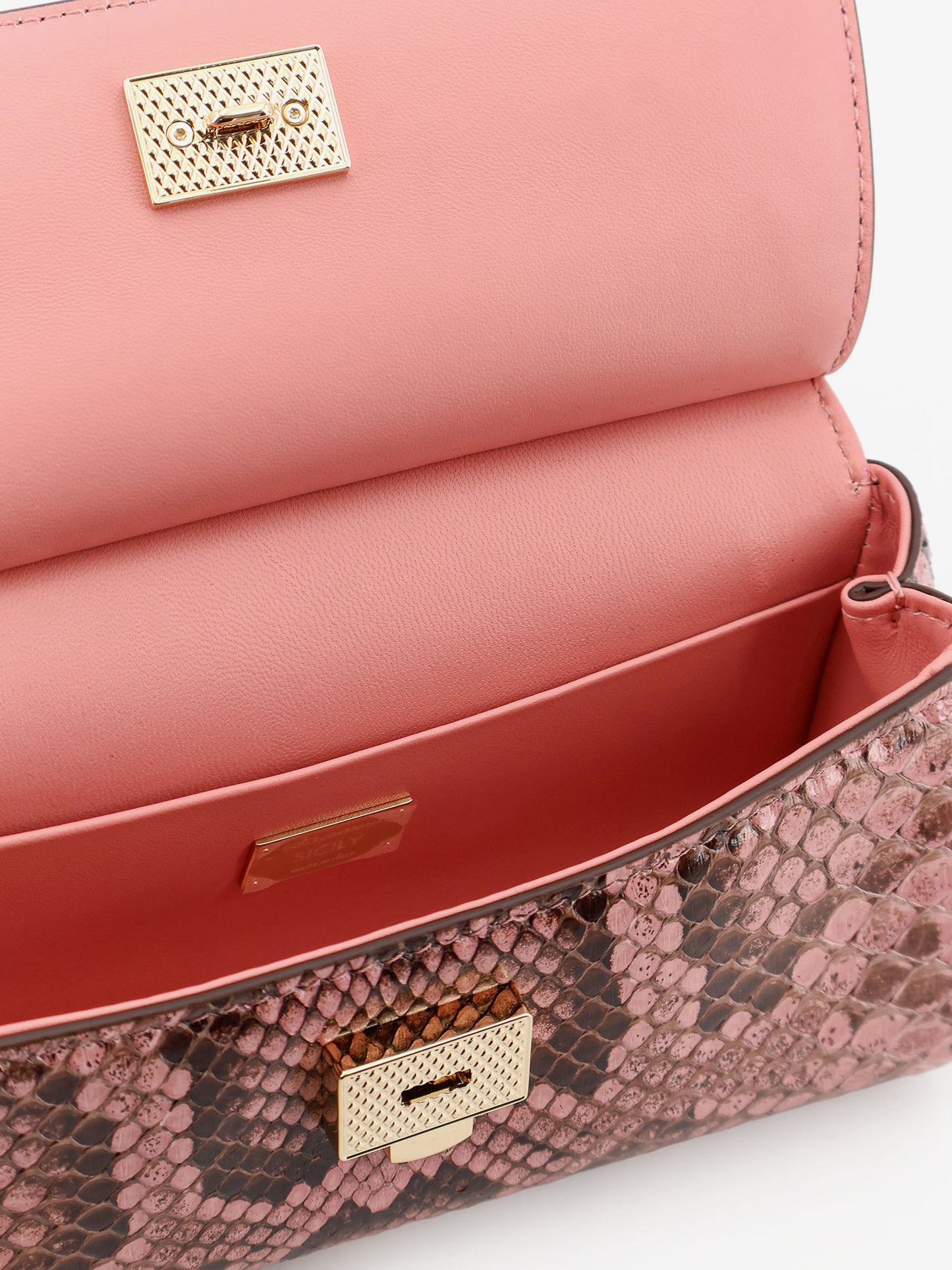 Sicily python handbag