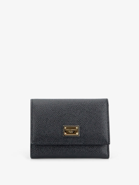 Hammered leather wallet