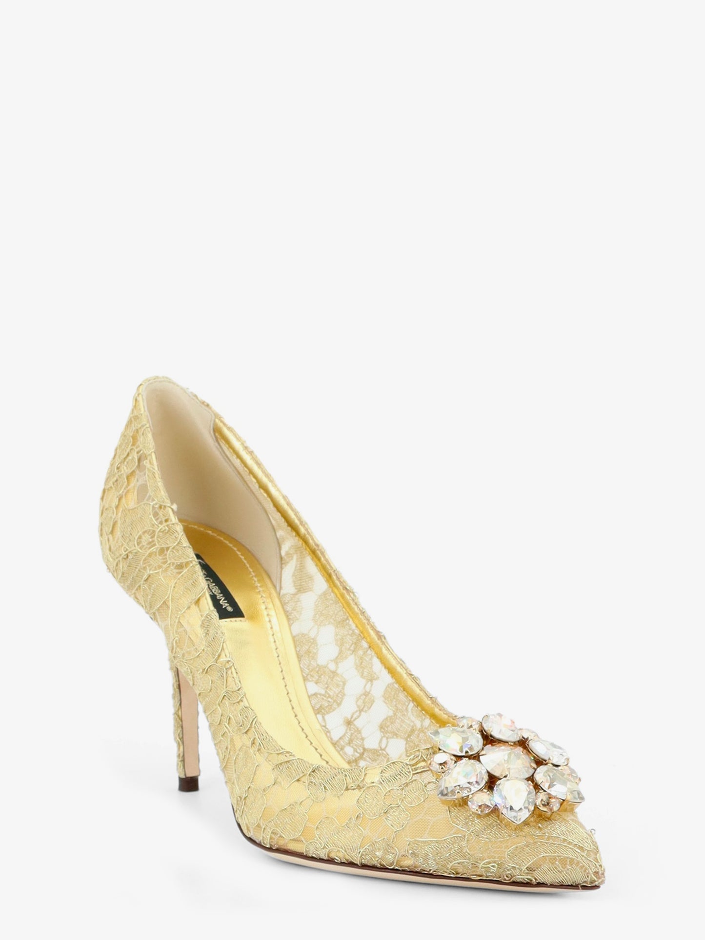 Bellucci lurex lace pumps