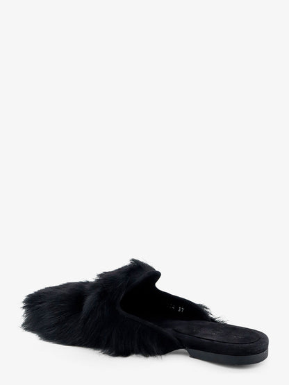 Sheepskin and suede sandals thumbnail