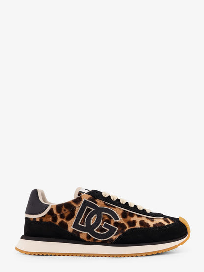 Suede sneakers with animal print thumbnail