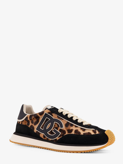 Suede sneakers with animal print thumbnail