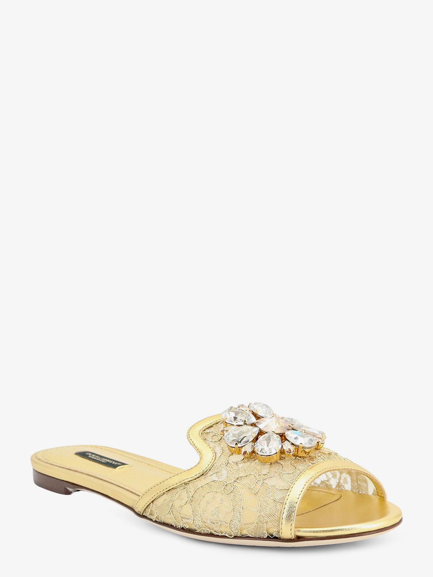 Sandali Rainbow in pizzo lurex